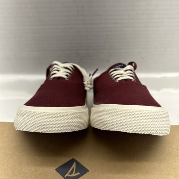 Sperry Captains CVO Vine/Maroon Canvas Women Sz 6.5 New in Box - Picture 4 of 8